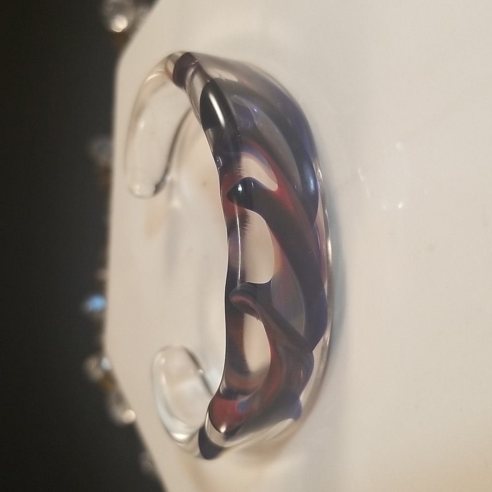Glass bracelet Waves